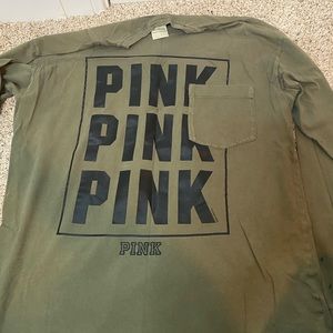 Olive green long sleeve shirt